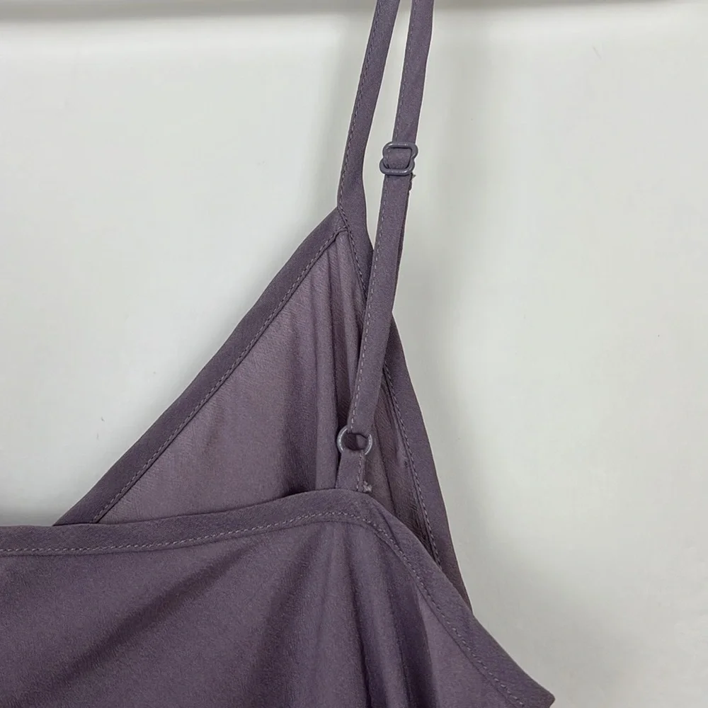 Tank top sheer lavender cami with adjustable straps S - Picture 6 of 7